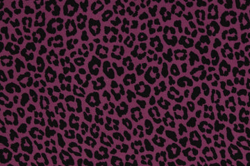Viskose Webware, "Klara", Leo Print, beere, 0,5 m